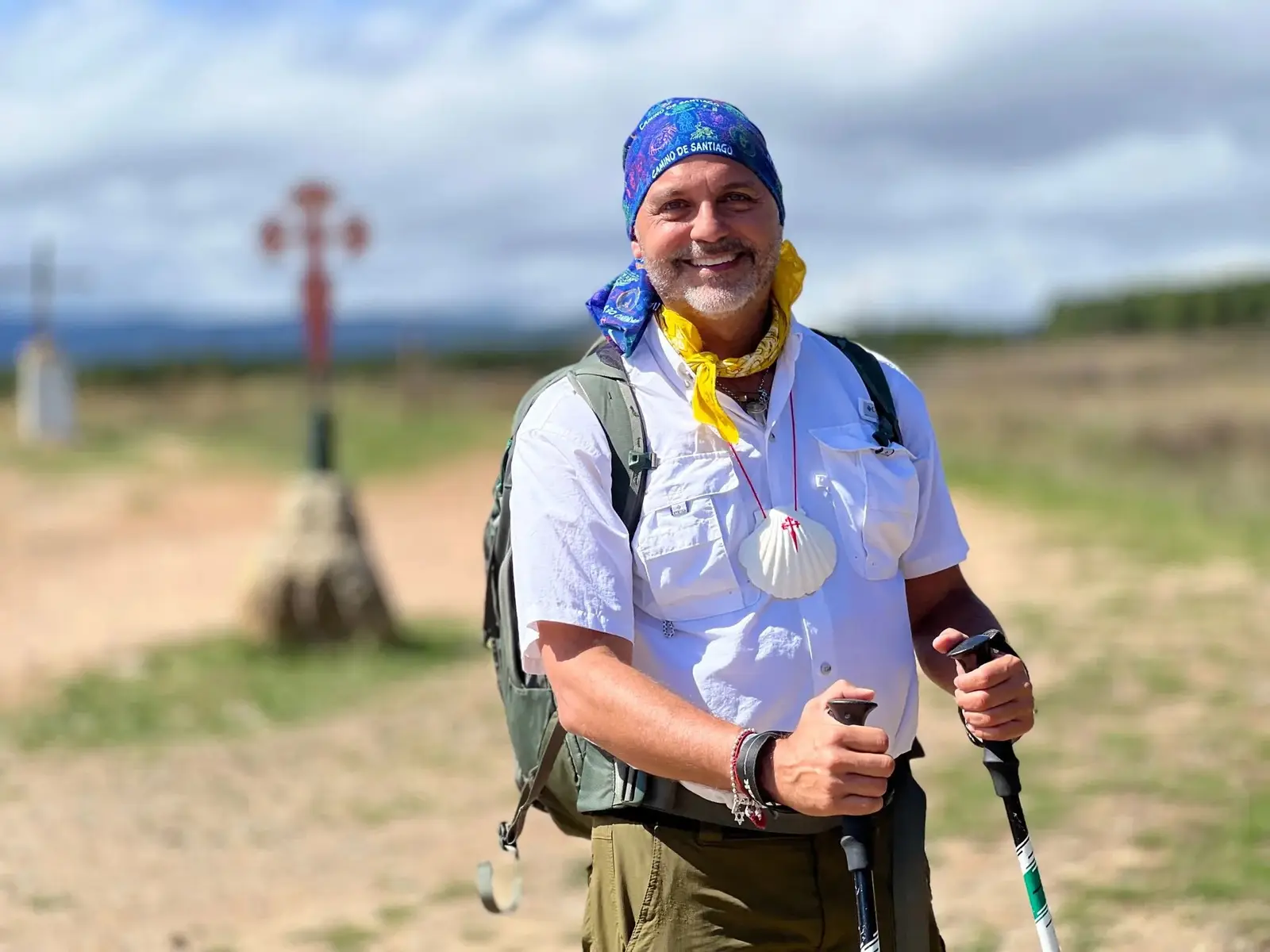 Alejandro Pérez Bolaños on the Camino de Santiago