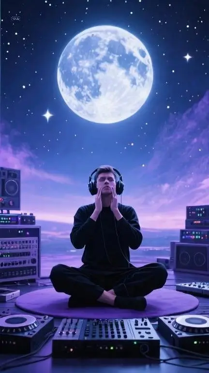 Group Full Moon Meditation session guided by Alejandro